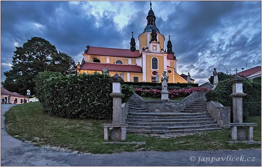 KOSTEL NANEBEVZETI PANY MARIE, CHLUM U TŘEBONĚ