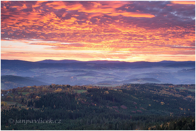 Obloha nad Hartmanicemi,  Šumava