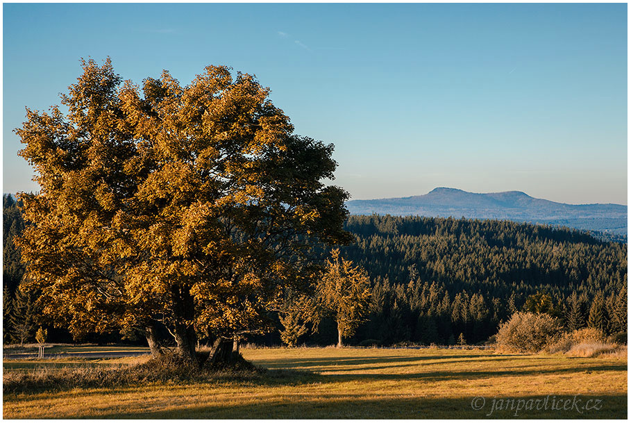 Velký Roklan (1453 m), Malý Roklan (1399 m) od Zhůří 