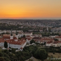 Břevnovský klášter z Petřínské rozhledny | fotografie