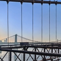 BROOKLYN BRIDGE- VÝCHOD SLUNCE NAD MANHATTAN  BRIDGE | fotografie