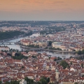 Pražské mosty z Petřínské rozhledny | fotografie