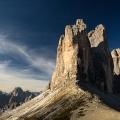 Tre Cime ze  sedla Patternsattel | fotografie