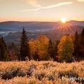 Z Jezerního hřbetu: východ nad Sokolem/Antiglem (1253 m)... | fotografie